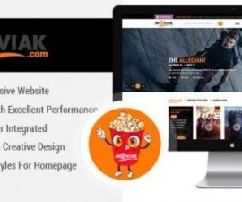 plantillas - AmyMovie Movie and Cinema WordPress Theme 500x254 270x225