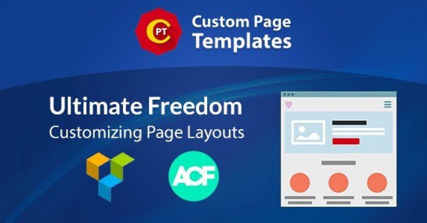plugins - Custom Page Templates 860x450