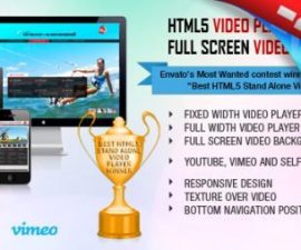 plugins - HTML5 Video Player FullScreen Video Background 500x254 270x225