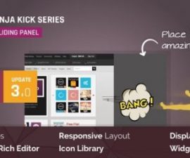 plugins - Ninja Kick Sliding Panel for WordPress 270x225