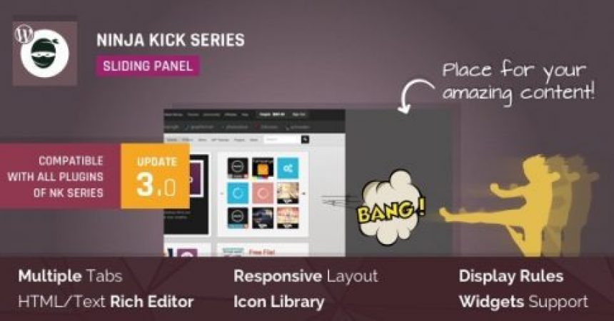 plugins - Ninja Kick Sliding Panel for WordPress 860x450