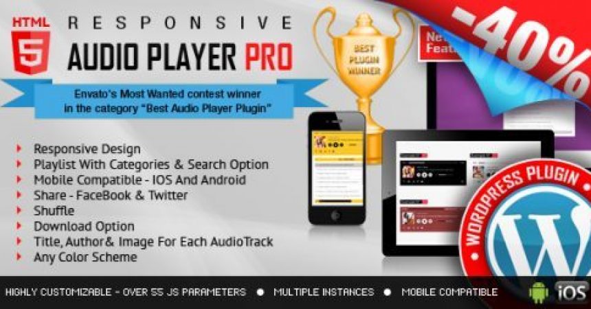 plugins - Responsive HTML5 Audio Player PRO WordPress Plugin 500x254 860x450