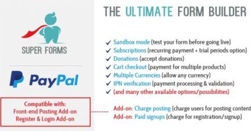 plugins - Super Forms PayPal Add on 500x254 860x450