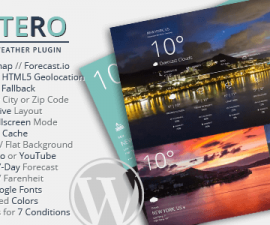 plugins - astero wordpress weather plugin 1 270x225