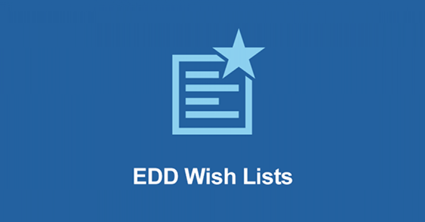 plugins - edd wish lists 860x450