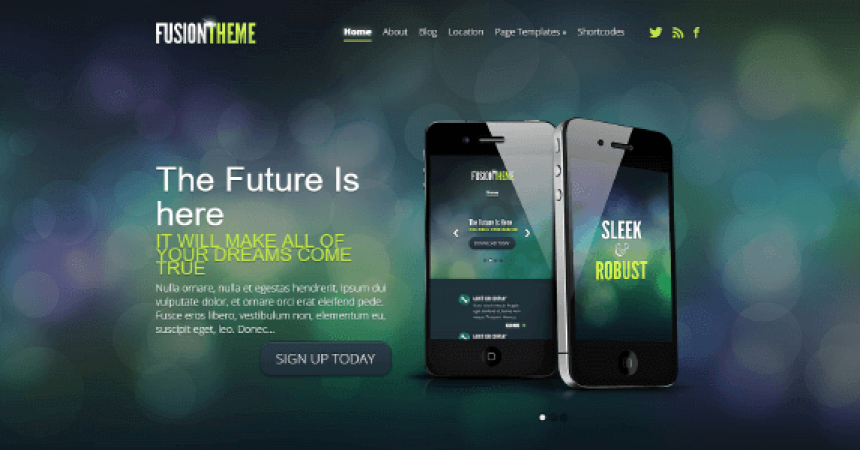 plantillas - elegantthemes fusiontheme 860x450
