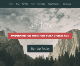 plantillas - elegantthemes vertex 270x225