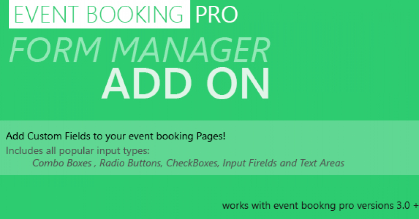 plugins - event booking pro forms 860x450