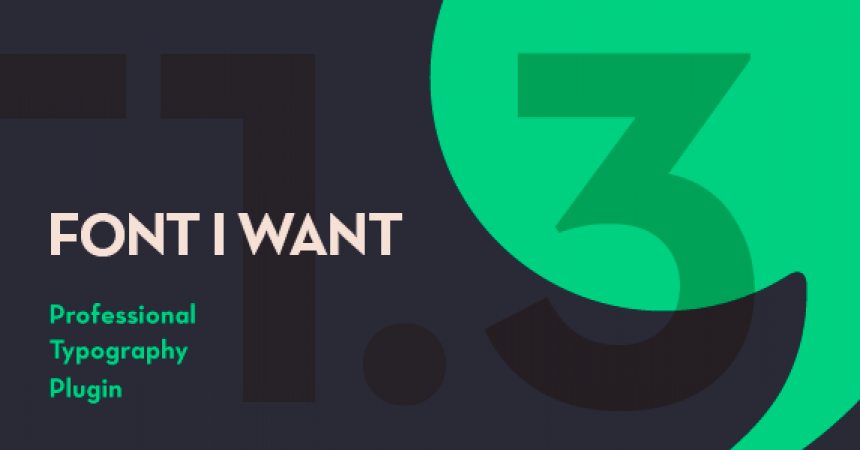 plugins - font i want font 860x450