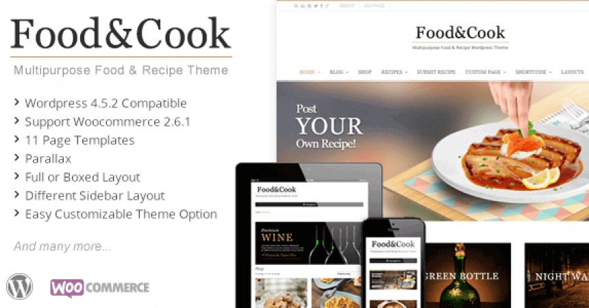 plantillas - food and cook 860x450