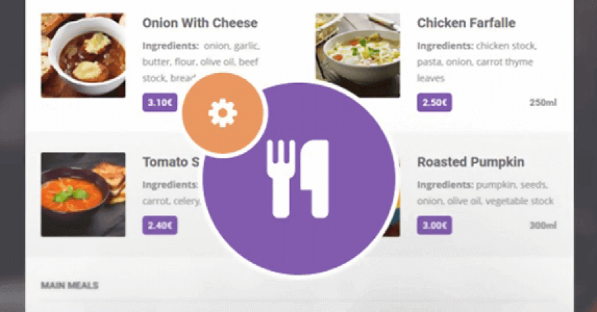 plugins - food menu 860x450