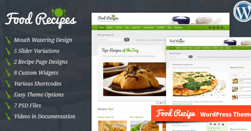plantillas - food recipes 860x450