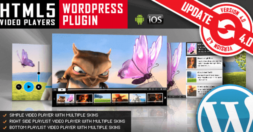 plugins - html5 video player 860x450