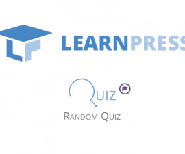 plugins - learnpress randomquiz 270x225