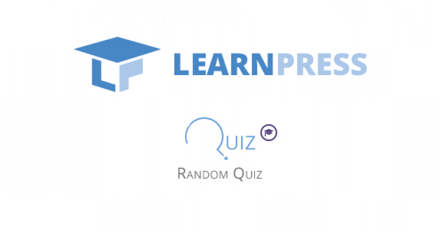 plugins - learnpress randomquiz 860x450