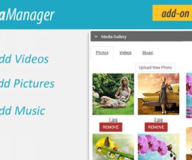 plugins - media manager for userpro 270x225