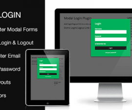 plugins - modal login 270x225