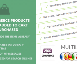 plugins - mts woocommerce products already added to cart or purchased 270x225