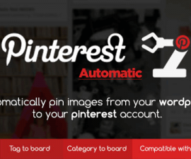plugins - pinterest automatic pin wordpress plugin 270x225
