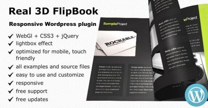 plugins - real 3d flipbook 860x450