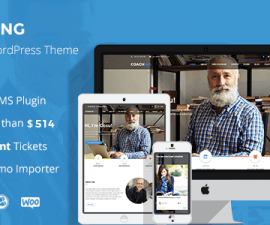 plantillas - speaker and life coach wordpress 270x225