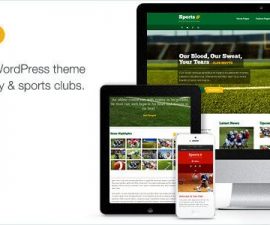 plantillas - sport wordpress 270x225