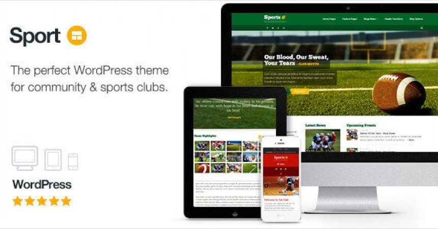 plantillas - sport wordpress 860x450