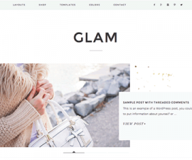 plantillas - studiopress glam pro 270x225