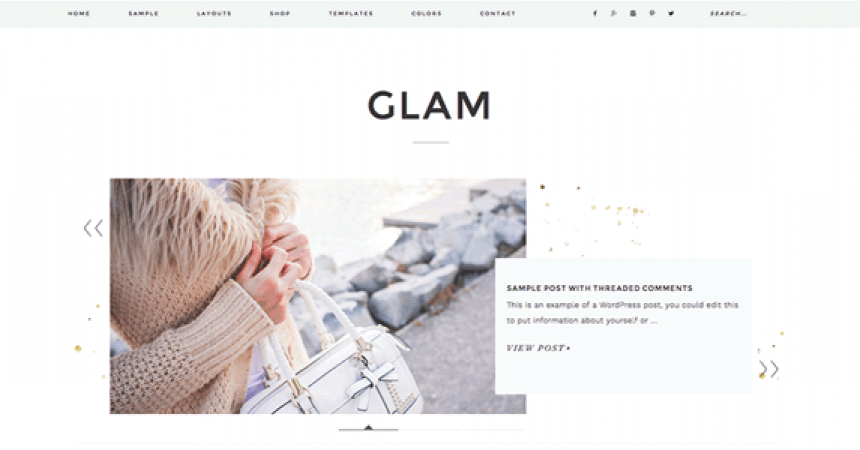 plantillas - studiopress glam pro 860x450