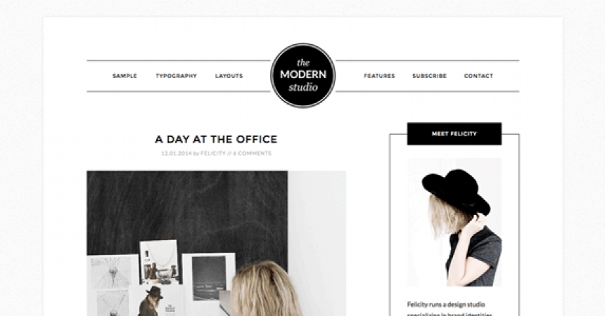 plantillas - studiopress modern studio pro 860x450