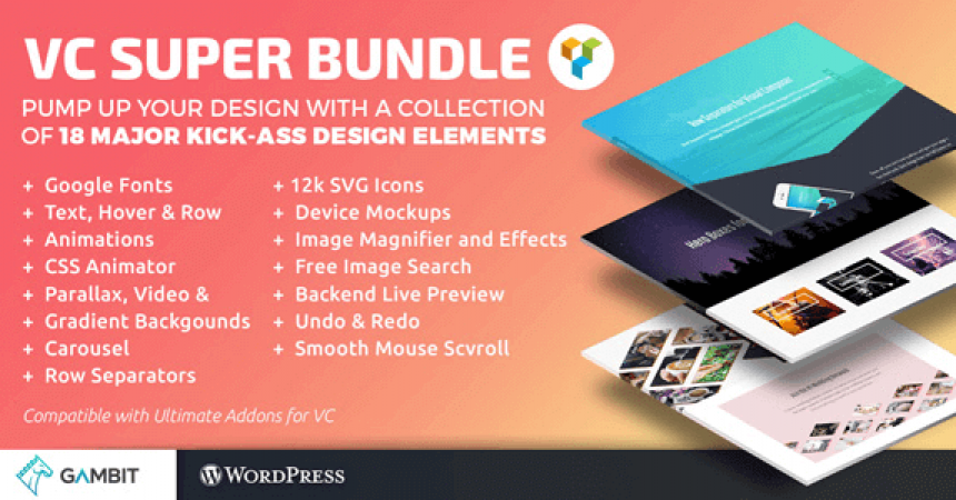 plugins - super bundle for visual composer 860x450