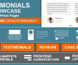 plugins - testimonials showcase 270x225