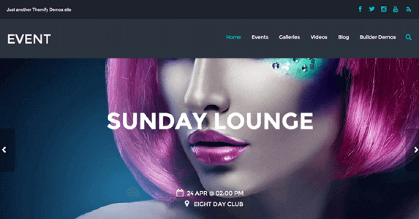 plantillas - themify event 860x450