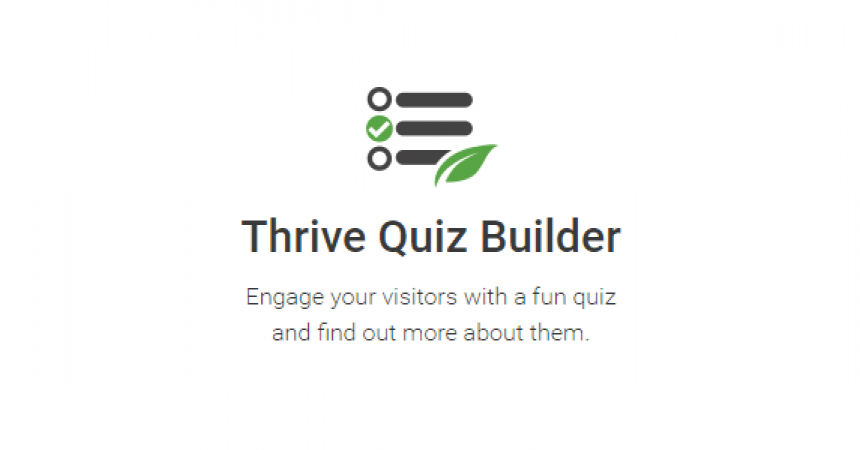 plugins - thrive quiz builder 860x450