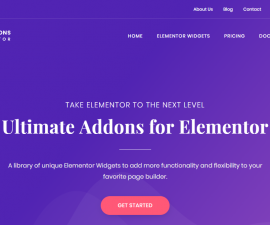 plugins - ultimate addons for elementor 270x225