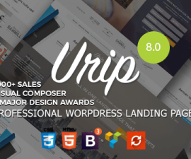 plantillas - urip professional wordpress landing page 1 270x225