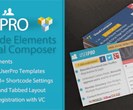 plugins - userpro shortcode 270x225