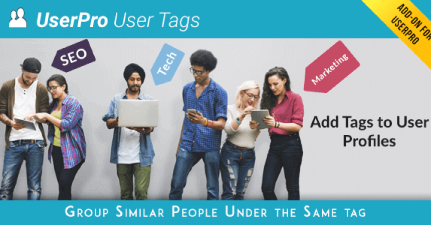 plugins - userpro tags addon 860x450