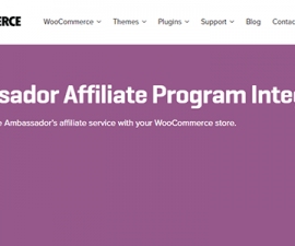 plugins - woocommerce ambassador affiliate program integration 270x225