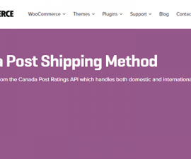 plugins - woocommerce canada post shipping method 270x225