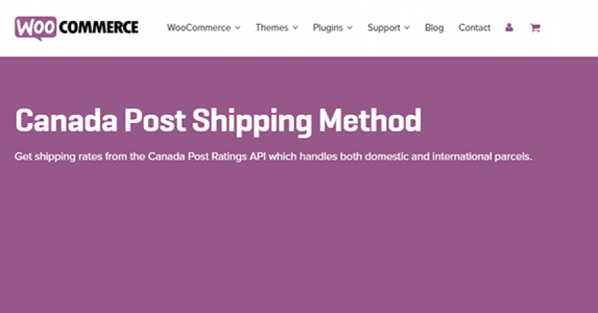 plugins - woocommerce canada post shipping method 860x450