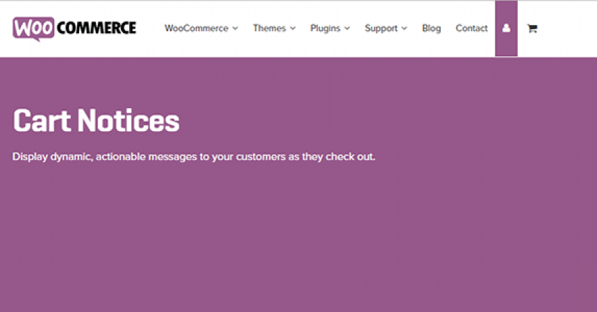 plugins - woocommerce cart notices 860x450