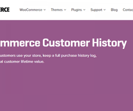 plugins - woocommerce customer history 270x225