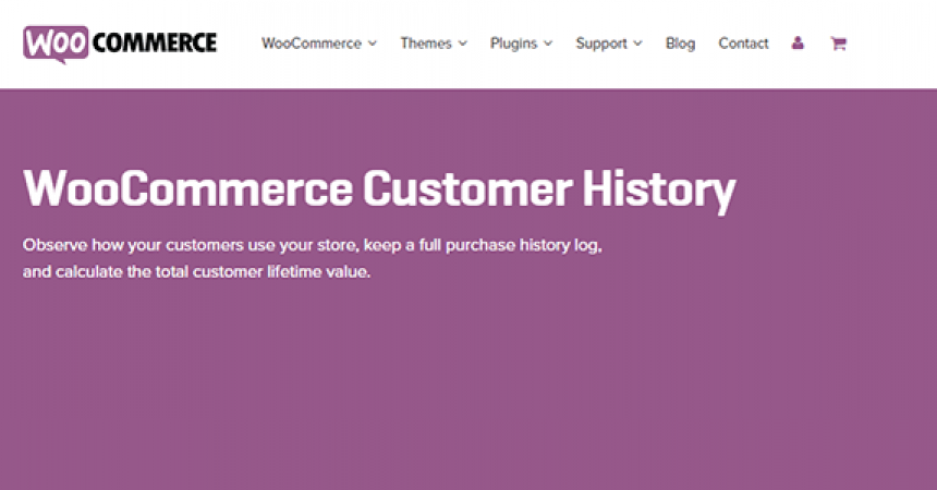 plugins - woocommerce customer history 860x450
