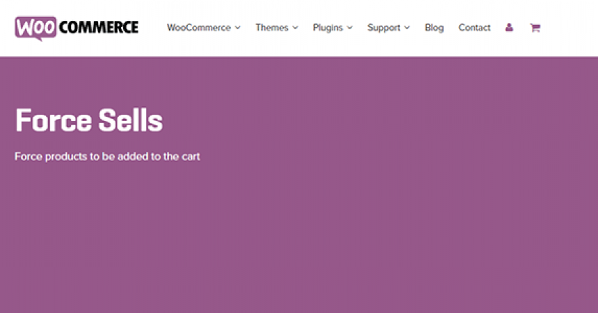 plugins - woocommerce force sells 860x450