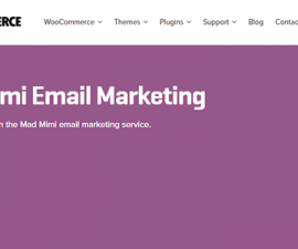 plugins - woocommerce mad mimi email marketing 270x225