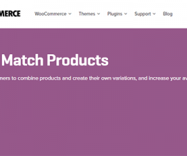 plugins - woocommerce mix and match products 270x225