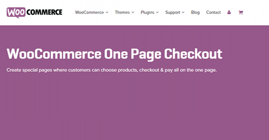 plugins - woocommerce one page checkout 860x450