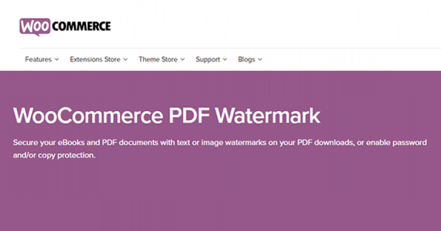 plugins - woocommerce pdf watermark 860x450