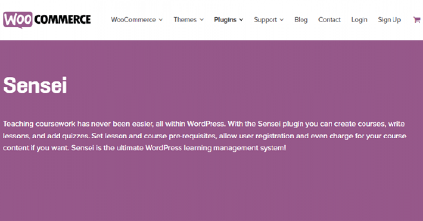 plugins - woocommerce sensei 860x450